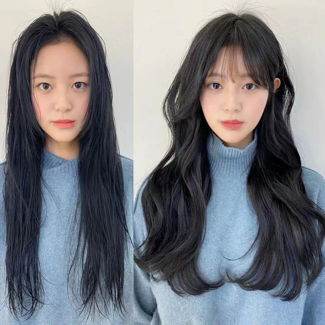 剪完刘海后你不知道你有多好看,什么刘海不用剪就好看