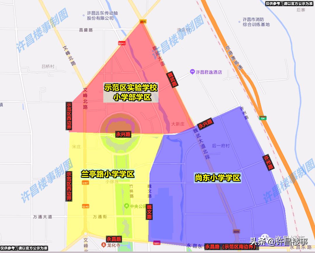 示范区中小学划片区示意图,长沙芙蓉区2022年小学学区划分