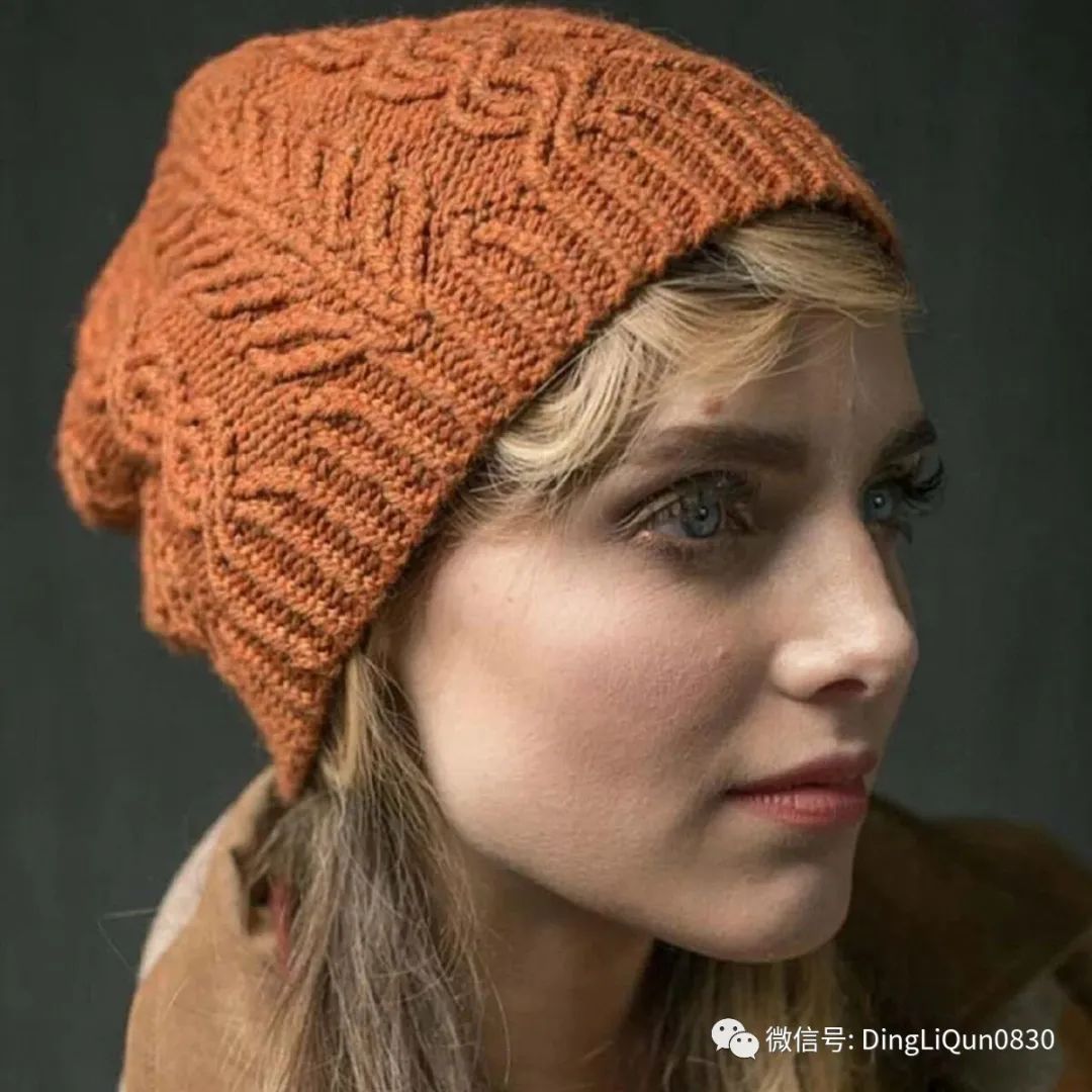 钩冬天帽子图解,冬天针织帽子的织法