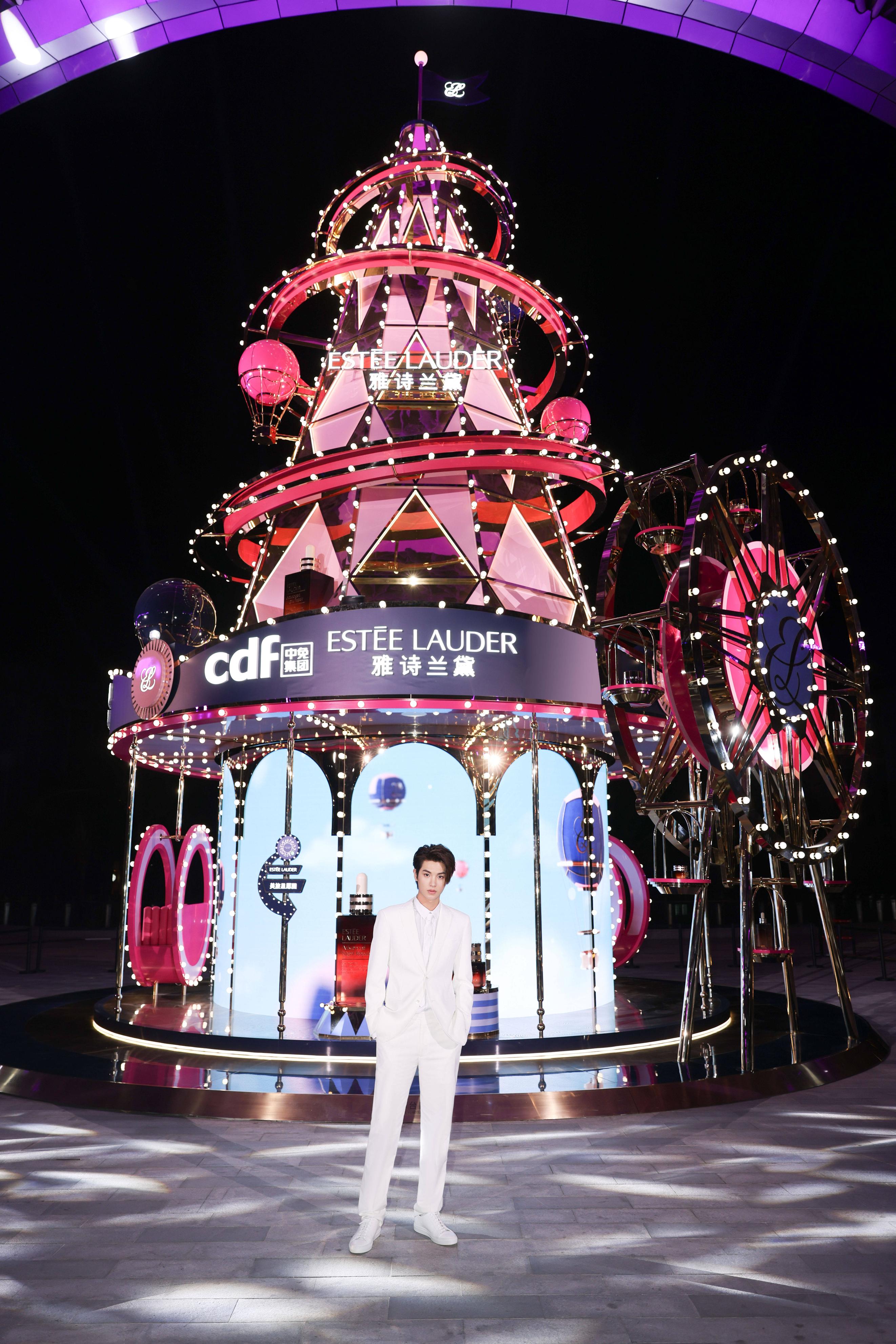 黄明昊福建打卡,黄明昊新代言面膜