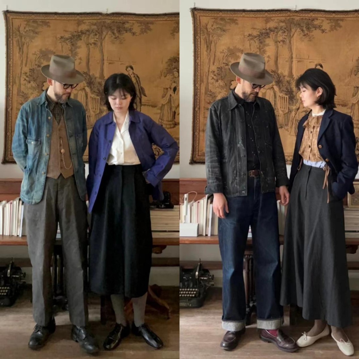 秋季情侣装穿搭分享,秋冬最美情侣装穿搭