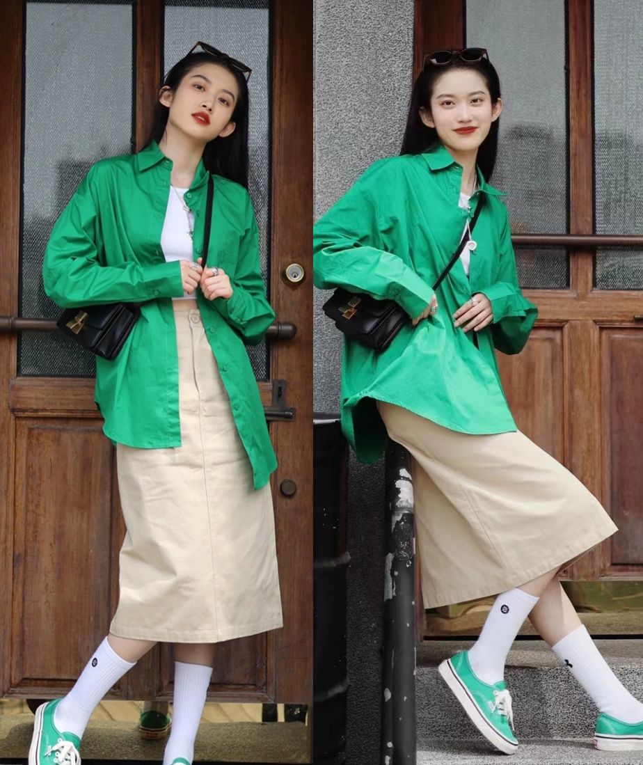 衬衫高级感轻奢几种穿搭,衬衫怎么穿好看又有范