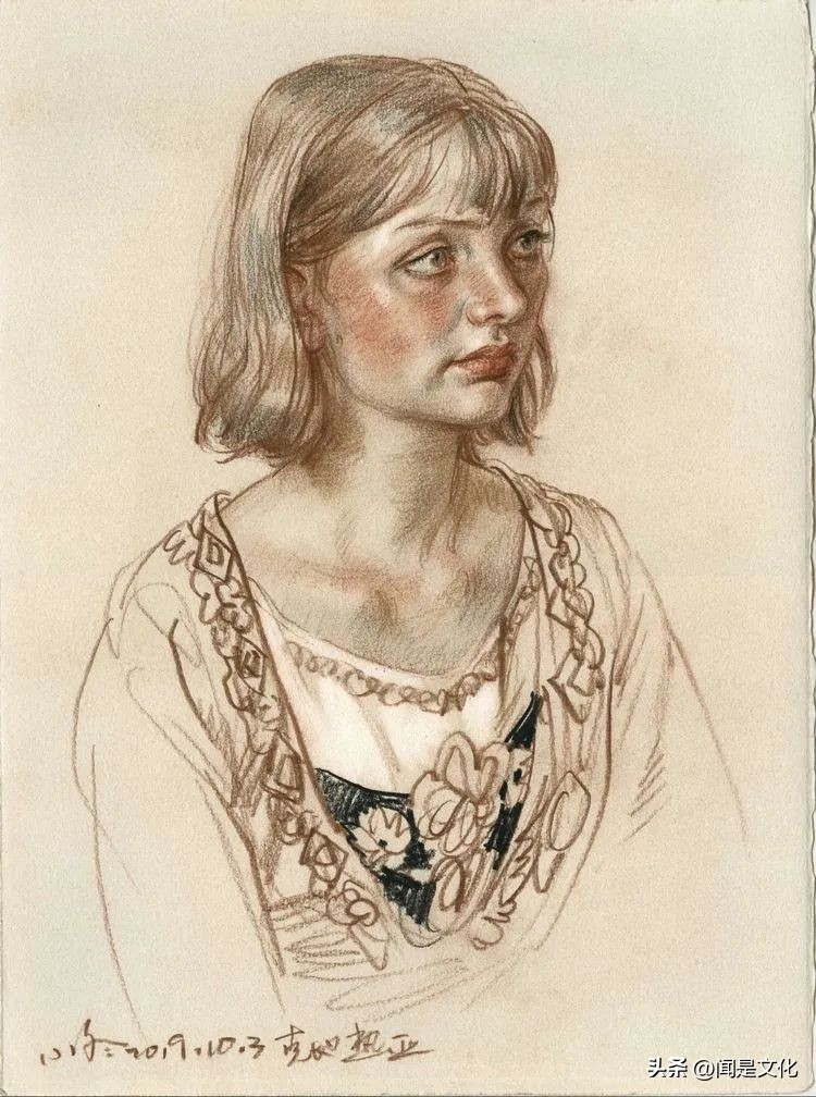 天津美院教授于小冬速写,于小冬美院速写图文