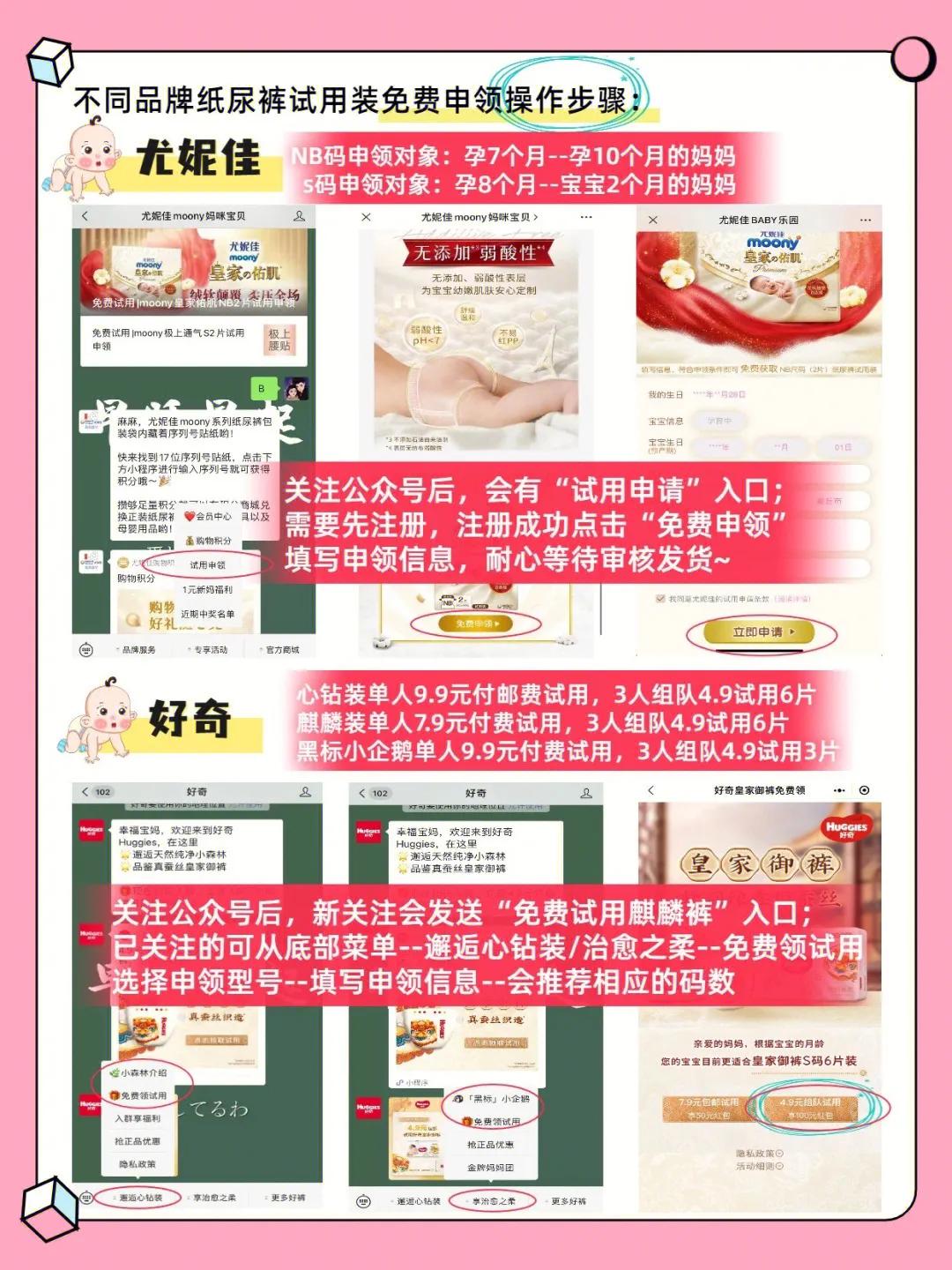 纸尿裤试用装免费申请,纸尿裤试用装领取攻略