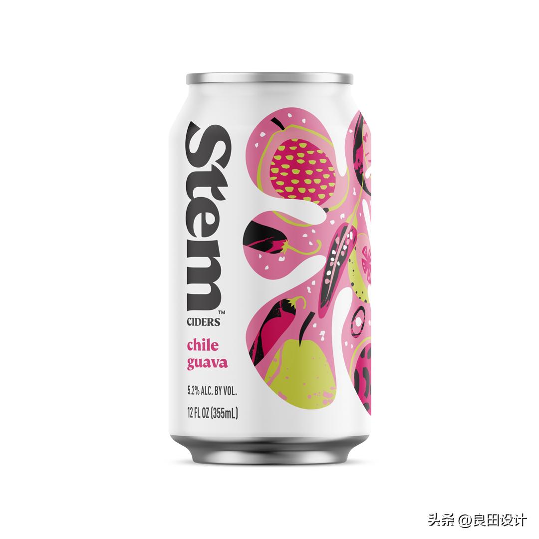 StemCiders苹果酒包装设计全面的品牌重新设计