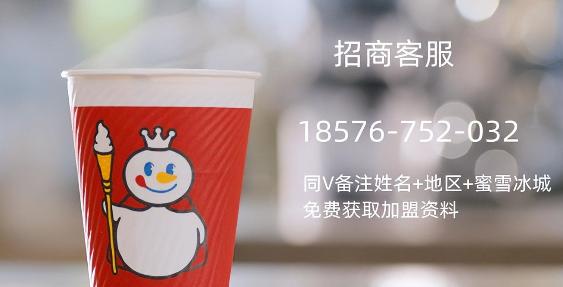 蜜雪冰城乡镇加盟费用,蜜雪冰城加盟需什么条件