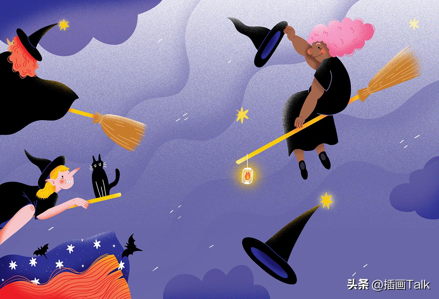 巴西插画大师手绘稿,巴西插画师gabriel图