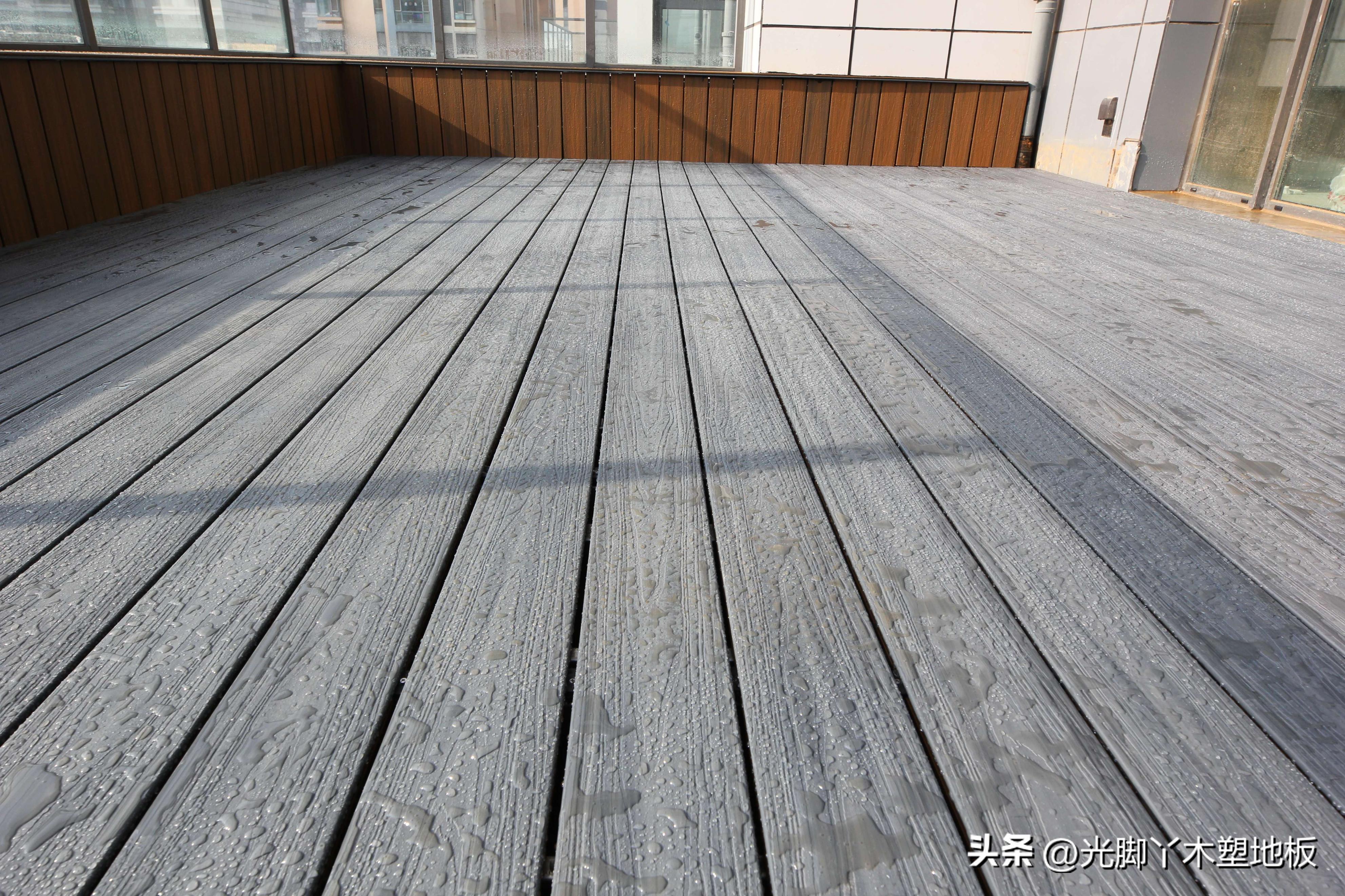 塑木地板效果图庭院,为什么别墅地面一定要用大理石