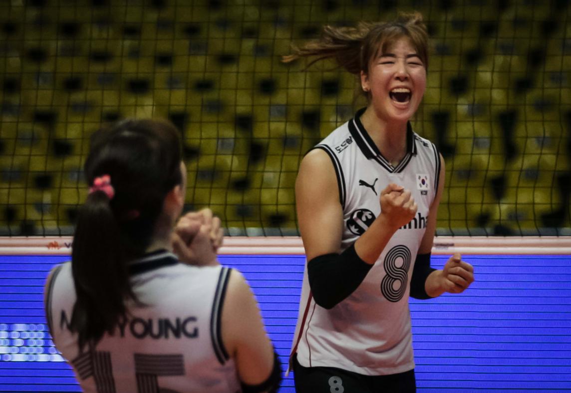 世界女排联赛韩国女排12连败,中国女排世联赛遭遇首败