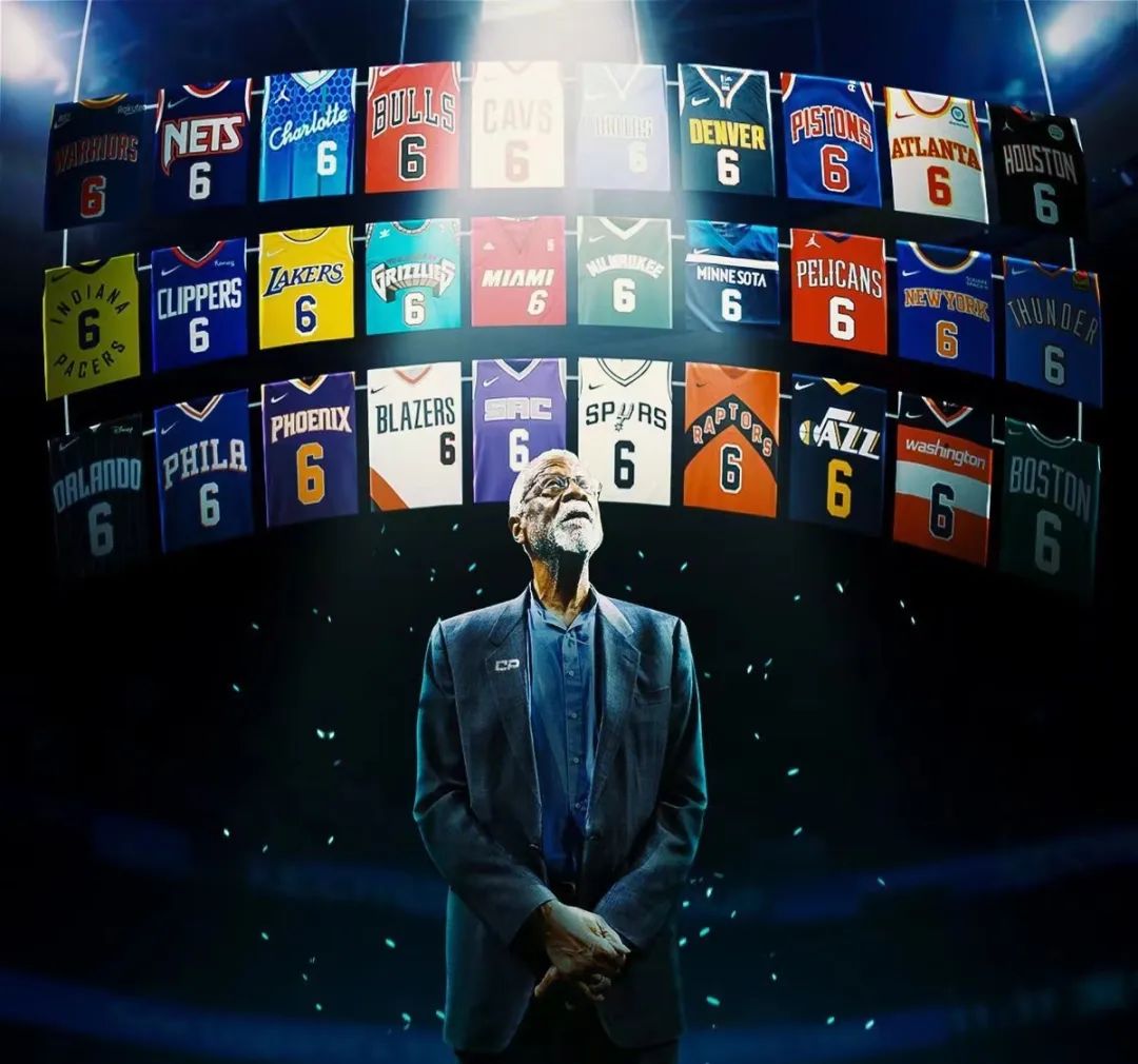 萧华听取建议了!30支球队,都退役6号球衣!NBA历史第一次啊