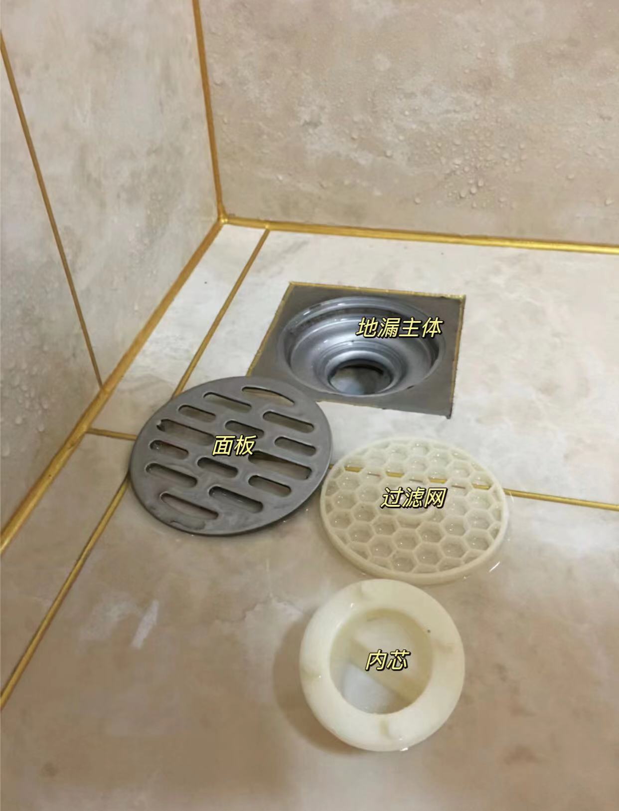 更换地漏和普通地漏,装修不到一年漏水