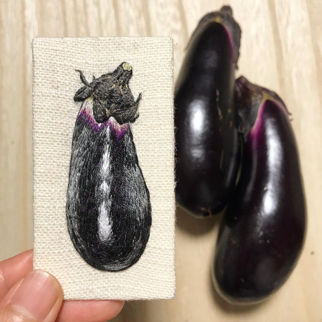 一针一线日本纯手工刺绣,日本刺绣简单又漂亮