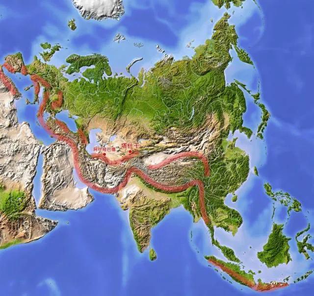 叙利亚土耳其沙特地形图,土耳其地理位置和地形图