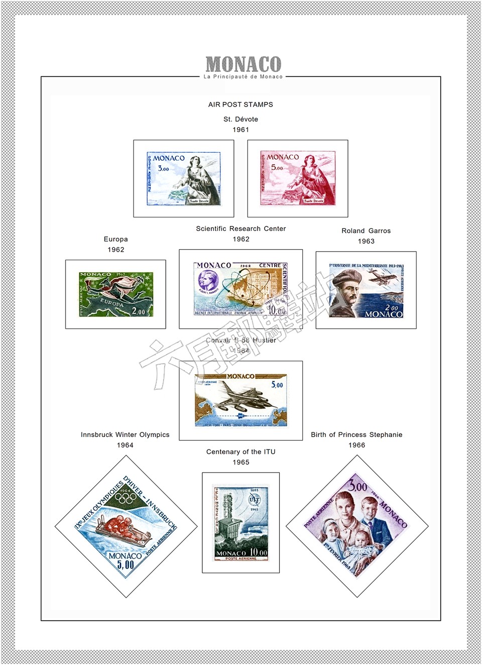 摩纳哥世界邮展邮票,摩洛哥邮票图片