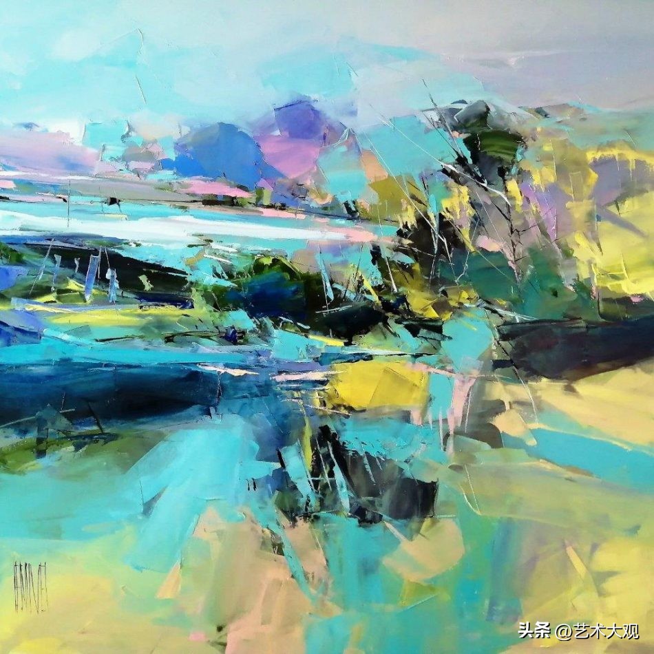 埃里克科佩尔风景油画作品欣赏,欧洲海滩风景油画作品欣赏