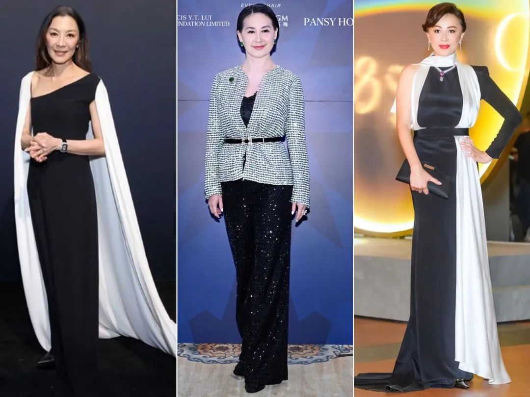 郭晶晶巩俐与明星合影,郭晶晶张曼玉合影