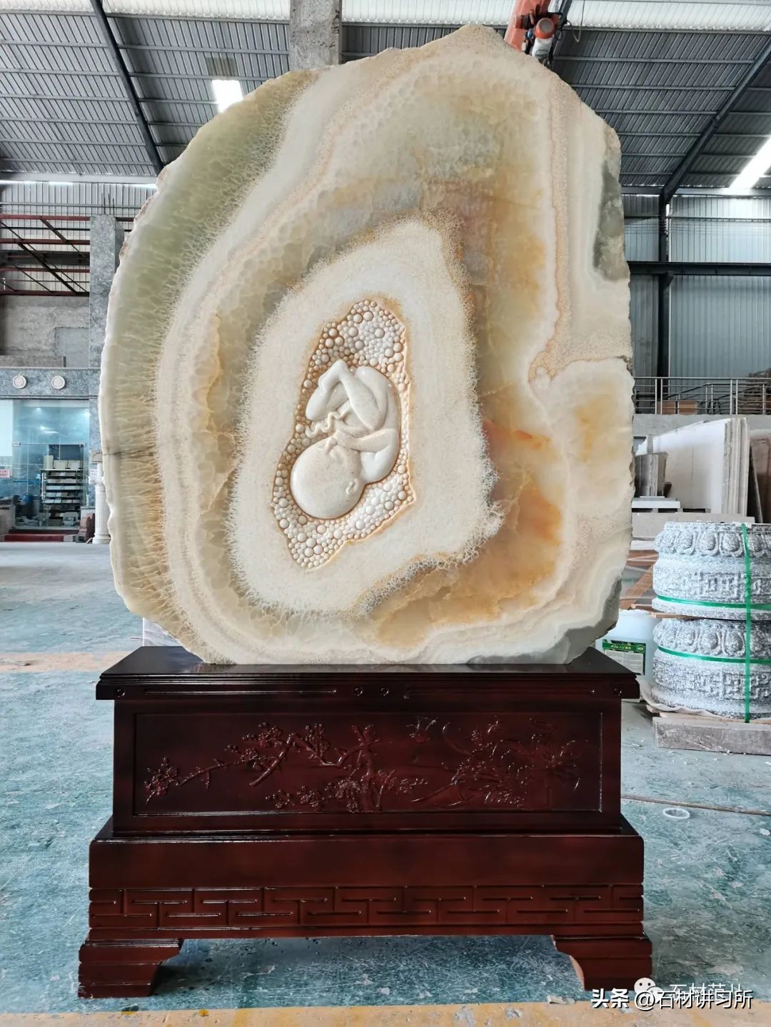 梁伟文的所有作品,石材雕刻大师