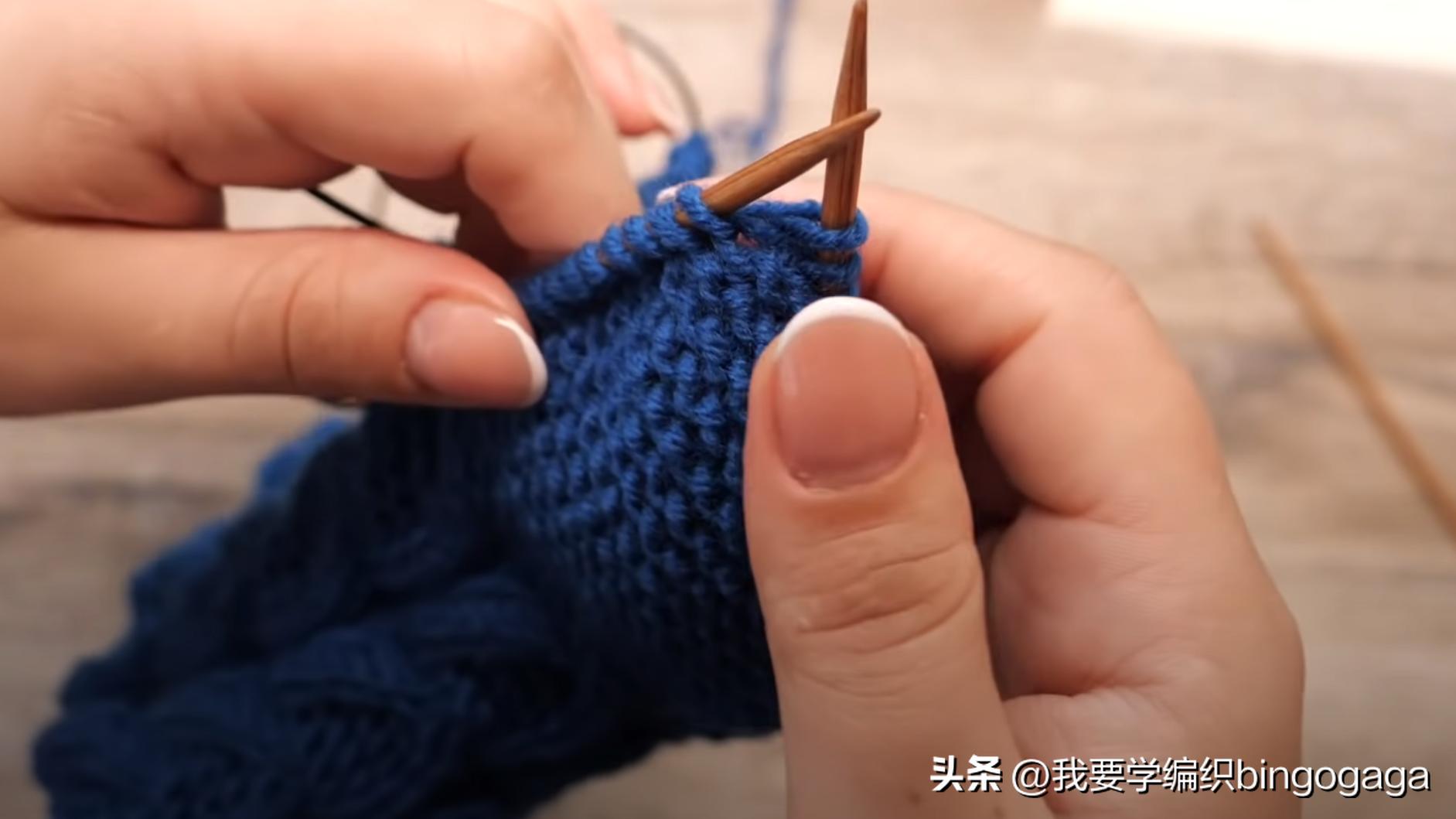 用简单的方法织袜,用毛线织大人袜子的方法