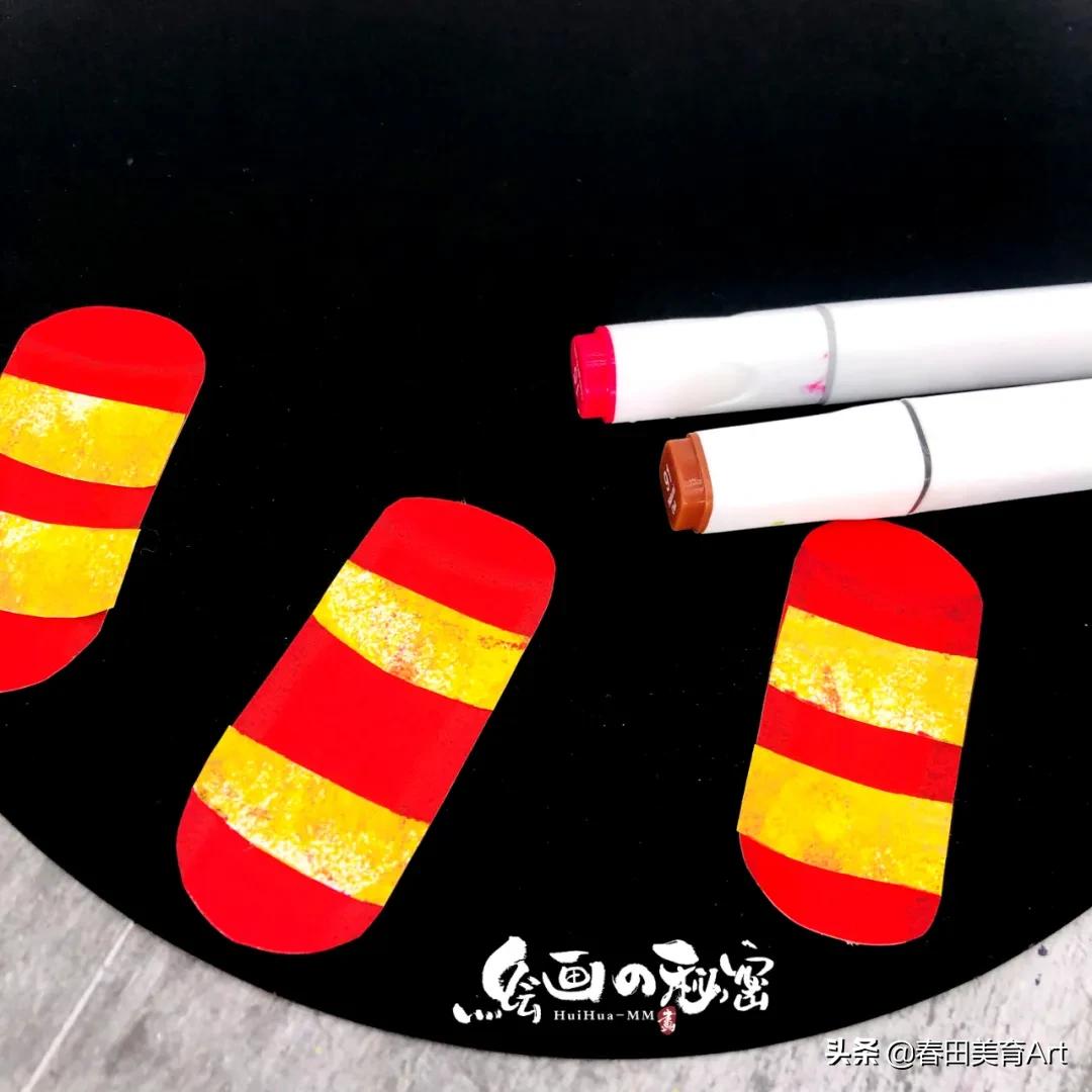 少儿美术元旦活动,幼儿美术元旦作品创意画