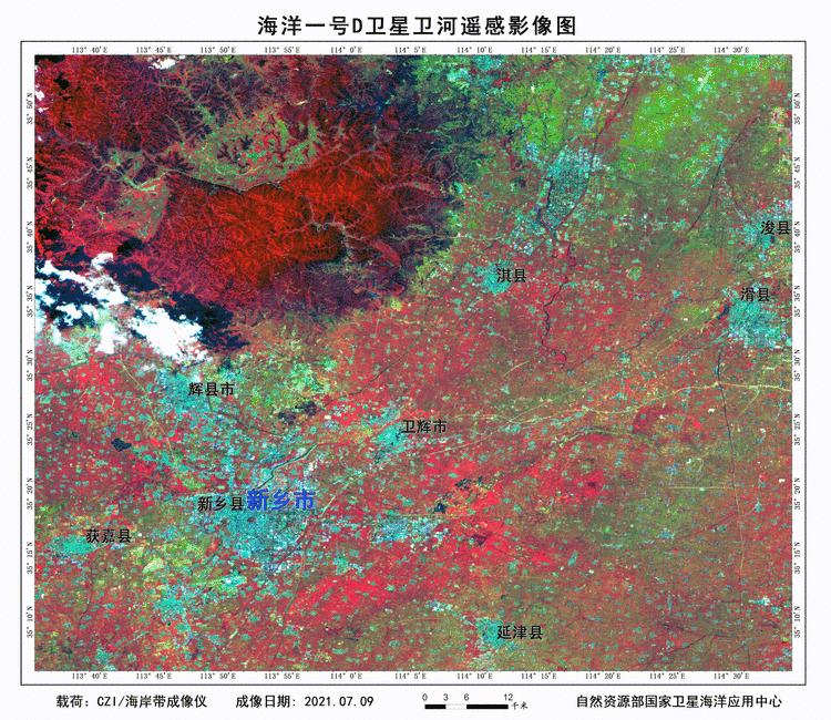 海洋一号的卫星图片,海洋一号卫星成功了吗