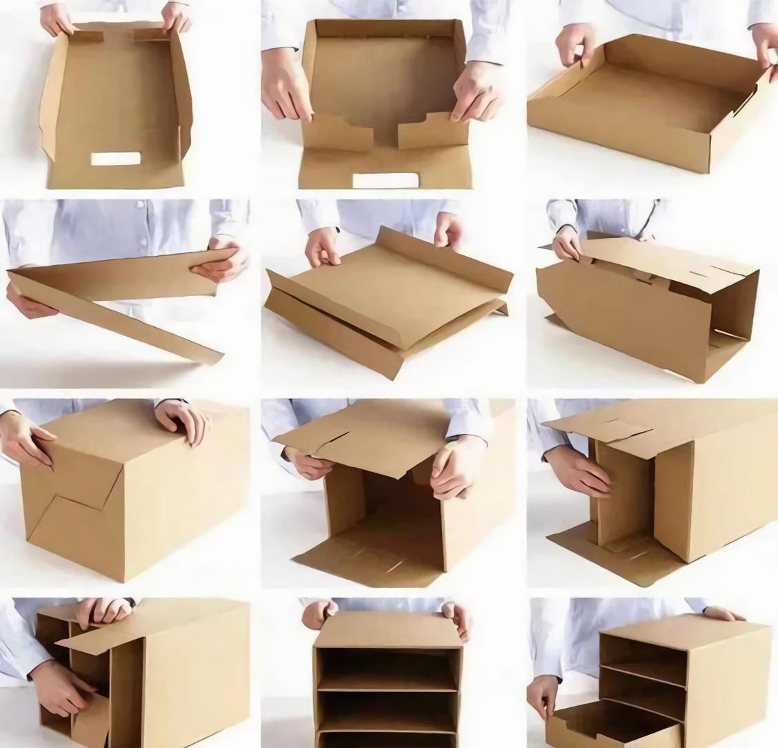 快递纸盒能用什么代替,快递纸盒可以干什么