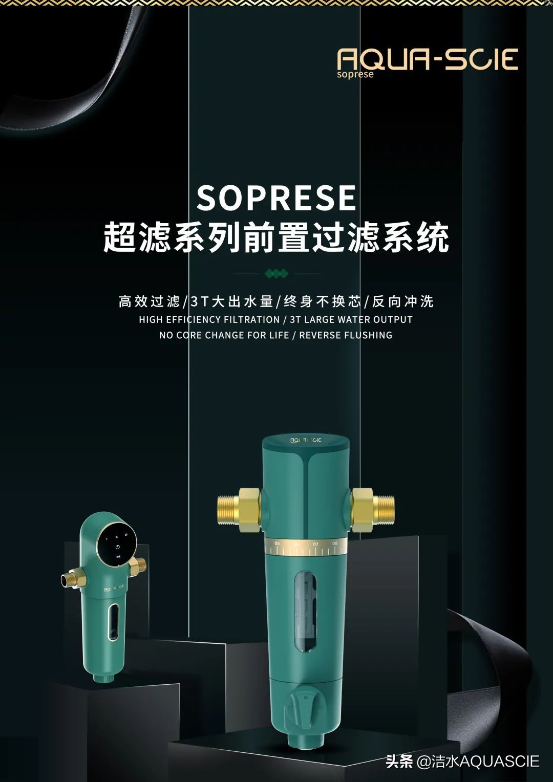 饮用水除垢过滤器,家庭用水前置过滤器选择