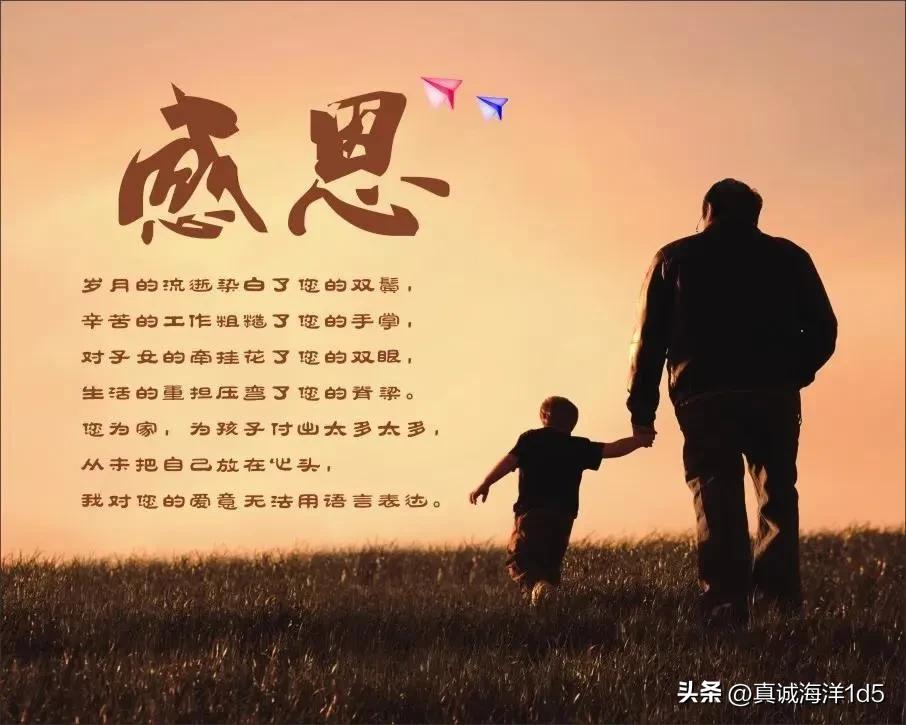 关于父亲节的感恩语父爱如山,父亲节感恩父爱如山