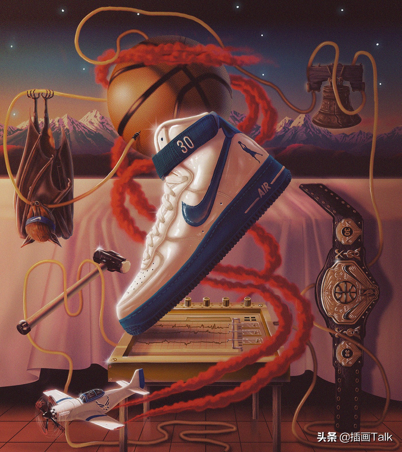 瑞士插画师DexterMaurer，微妙的和谐感