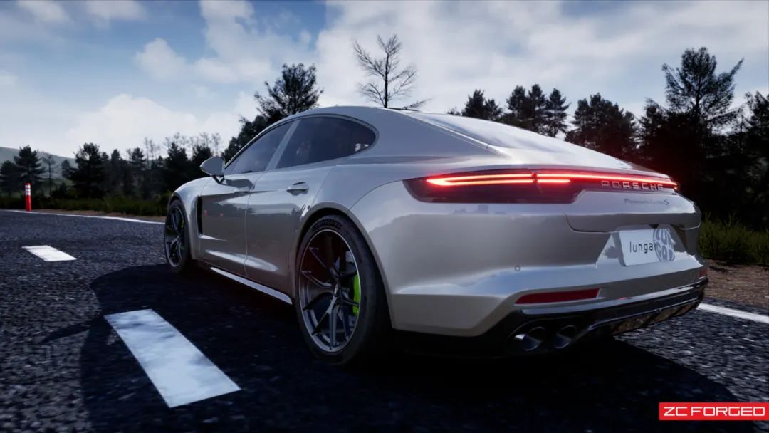 保时捷panamera改taycan前脸,保时捷panamera改装宽胎