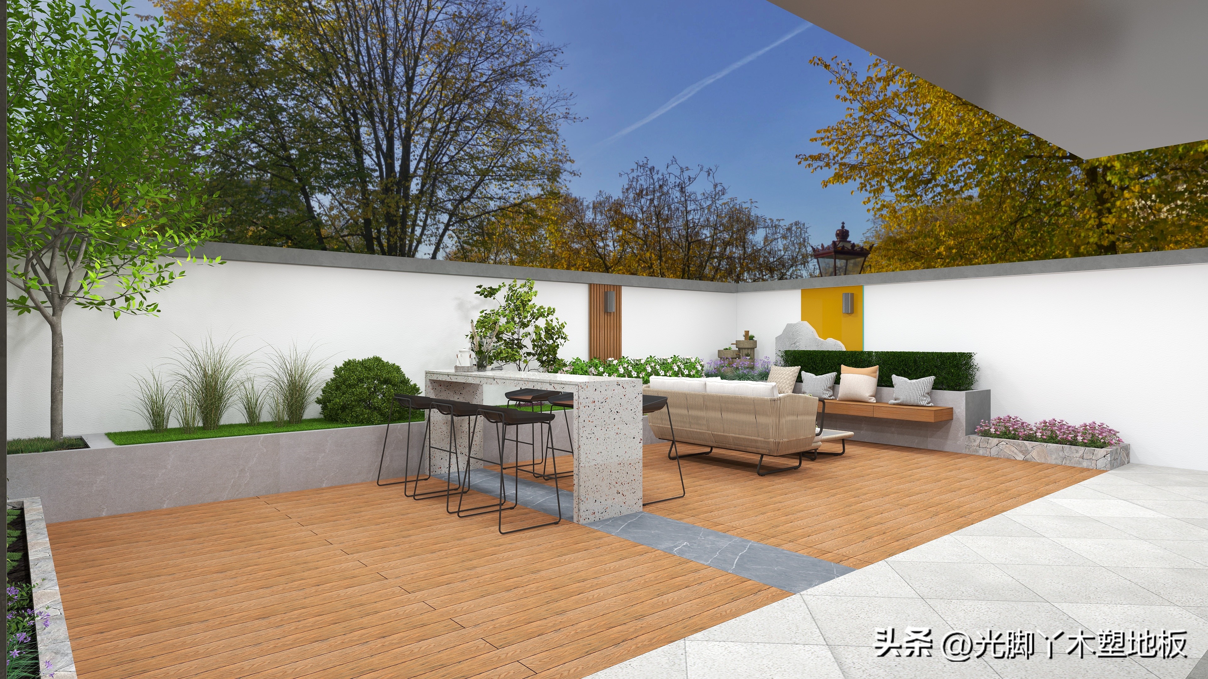 木塑材料：引领户外园林新潮流！木塑产品：绿色环保的独特风景