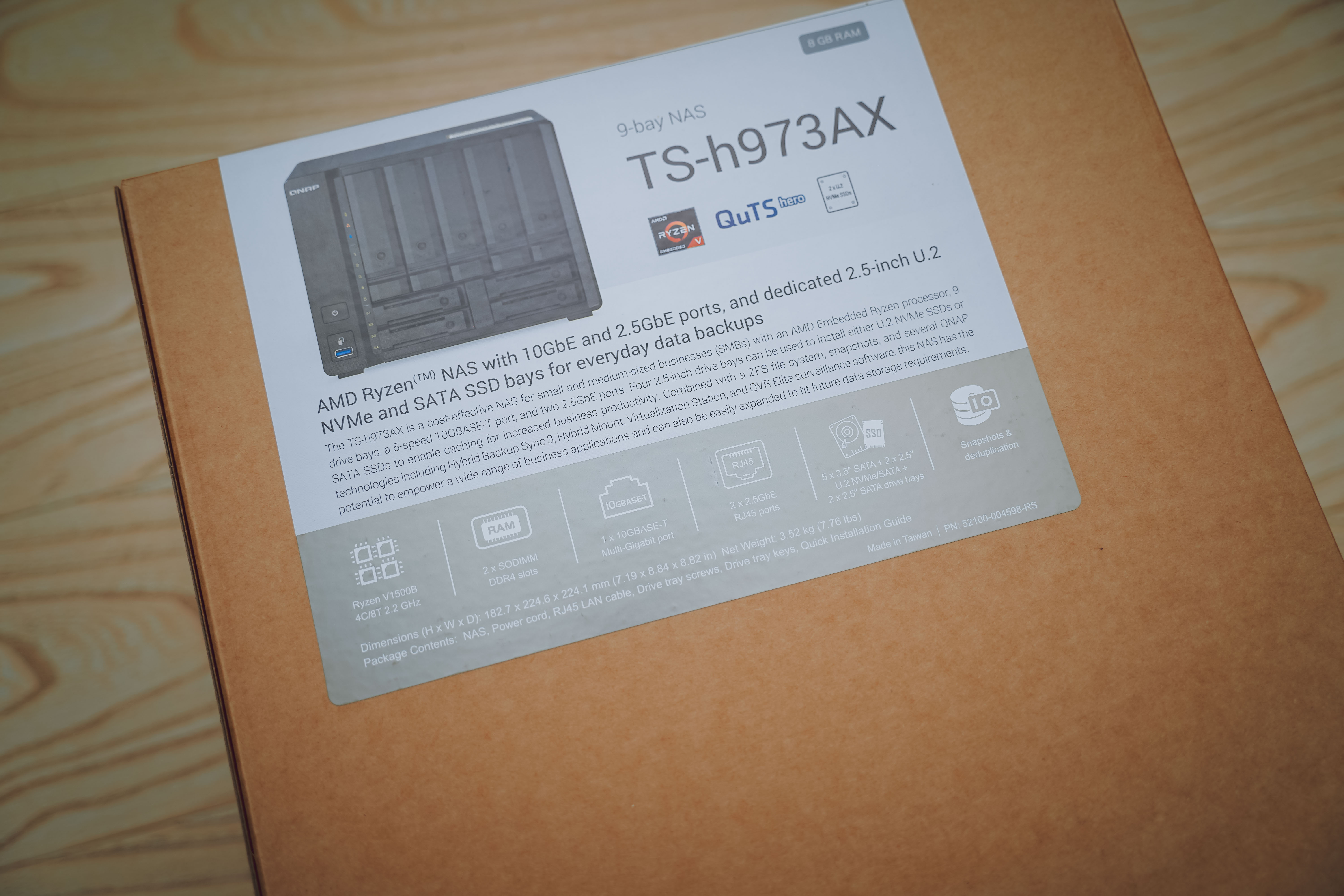 历史低价买到九盘位万兆NAS机皇：威联通TS-H973AX