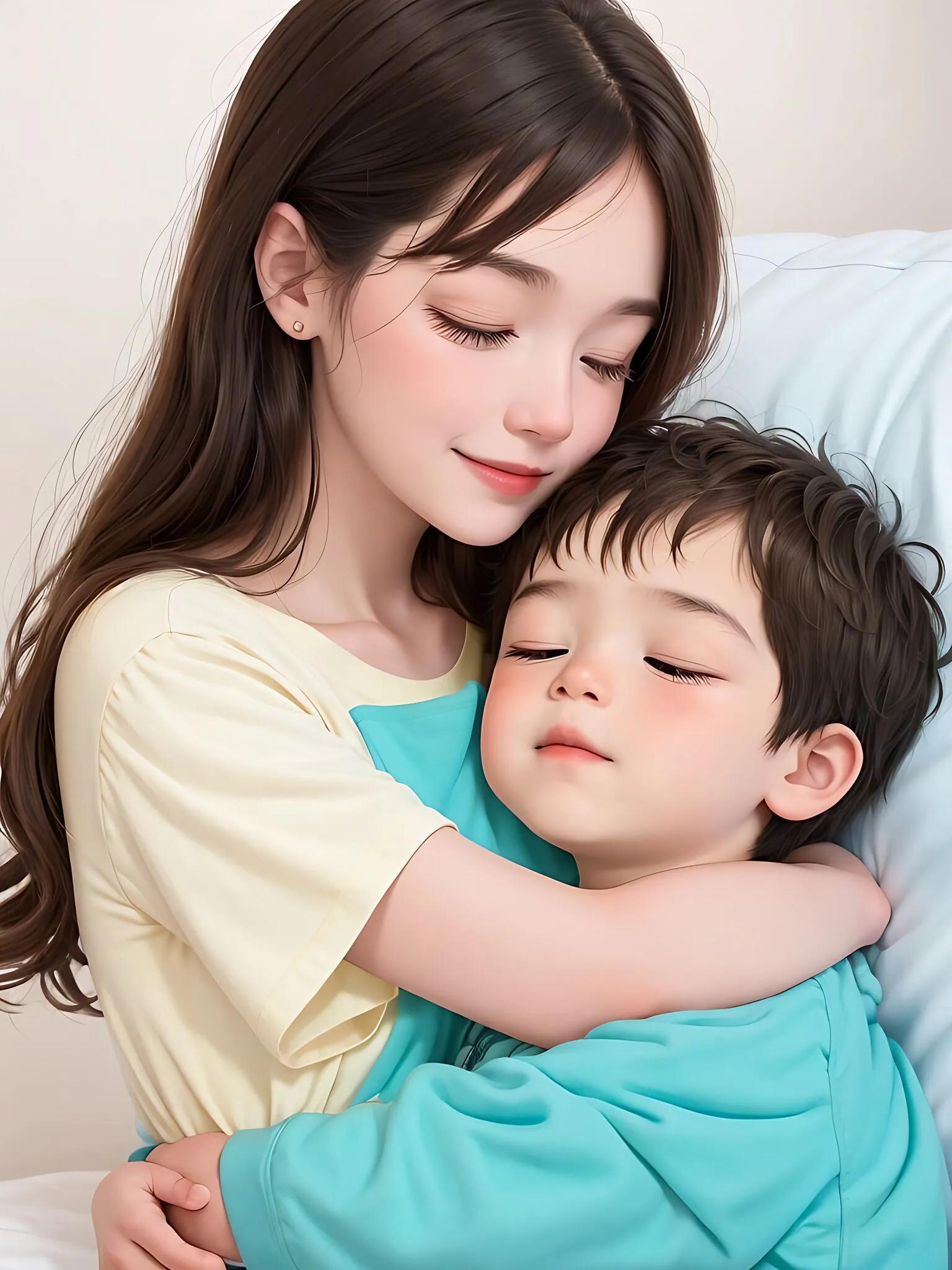 亲子准爸爸妈妈头像,亲子头像双胞胎男孩和妈妈