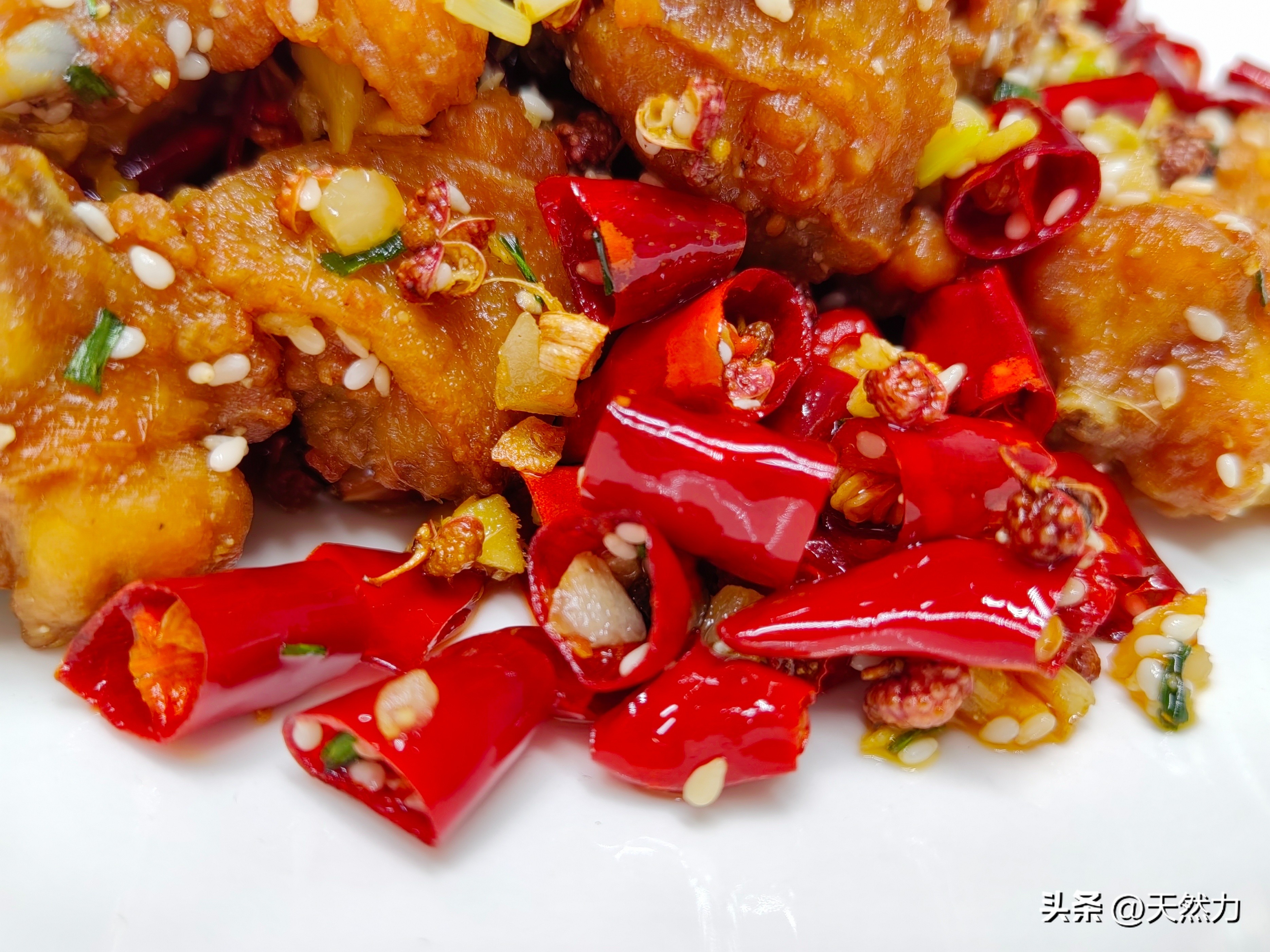 外焦里嫩辣子鸡,冬日辣子鸡做法