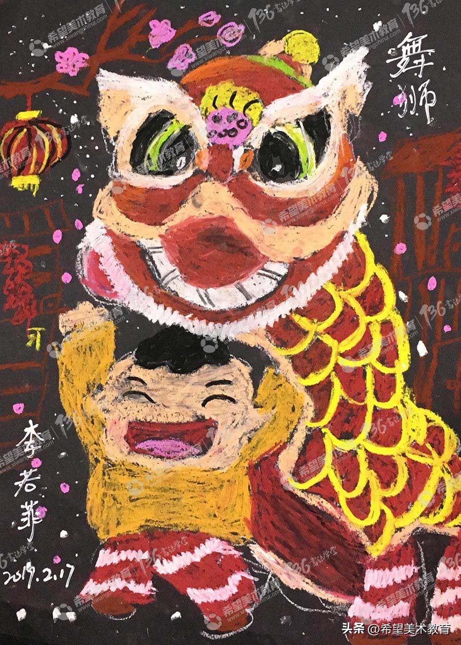 富有童年趣味的美术作品,童真童趣绘画作品展示