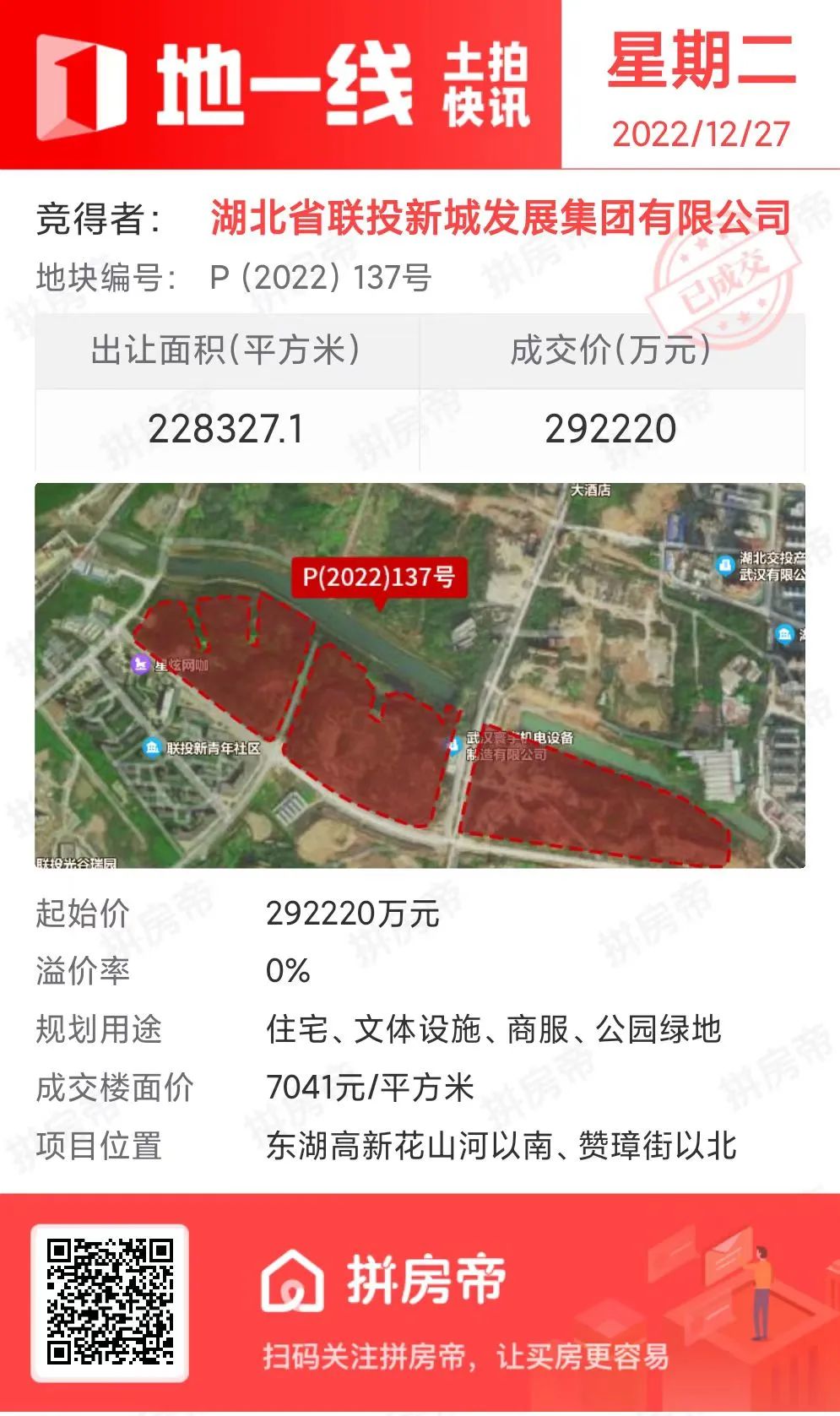 十家房企参与地块成功出让,26轮竞价4个亿豪夺主城区核心地块
