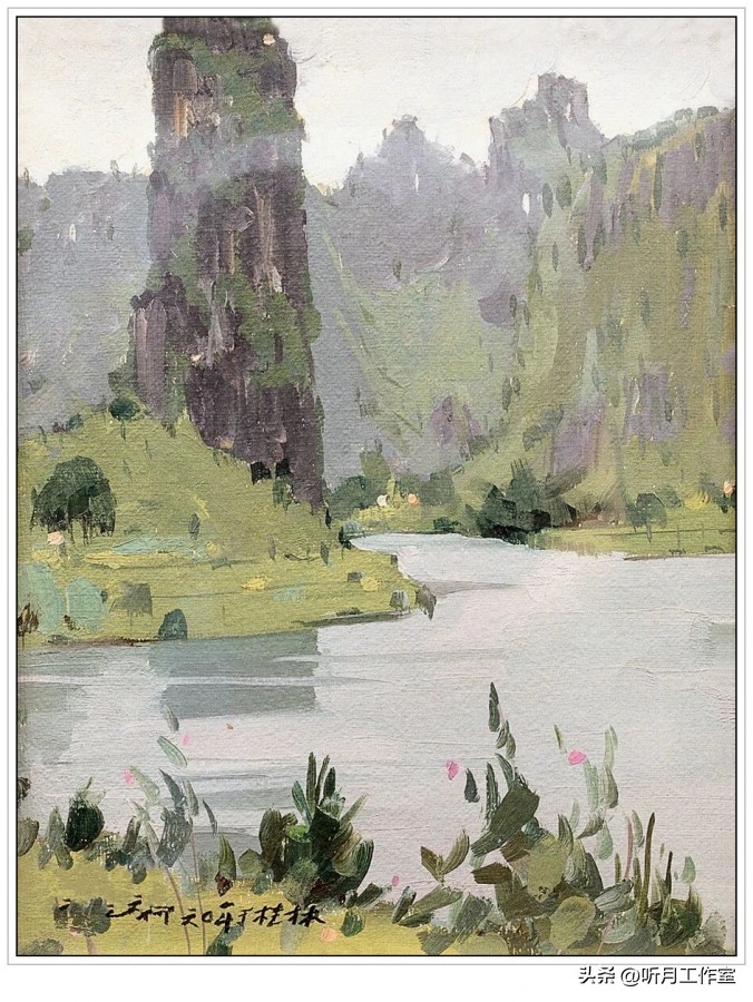 罗工柳油画100幅,罗工柳油画作品欣赏