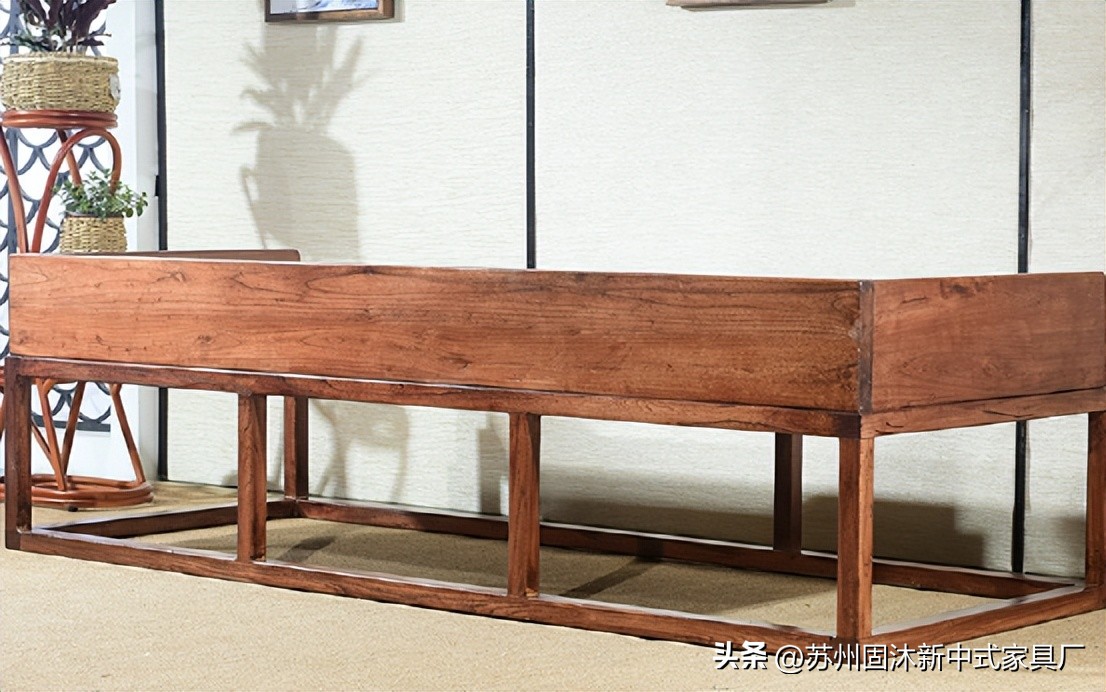 原木家具新中式空间,小户型全套原木家具风格