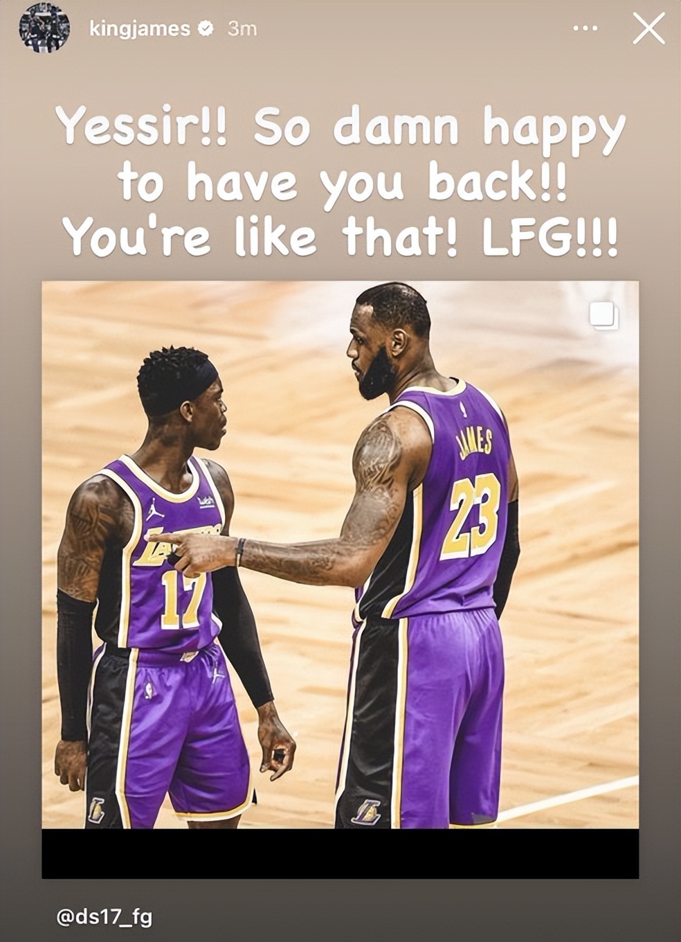 自由军团丹尼斯,湖人官推晒图欢迎丹尼斯施罗德