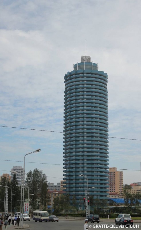 朝鲜有哪些不可思议的地方,平壤建筑物