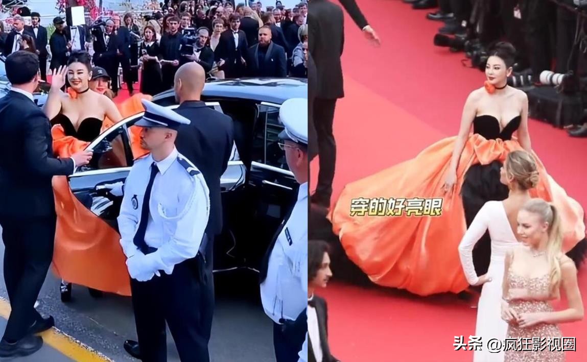 有人穿成玫瑰花，有人真空上阵，戛纳红毯走完了，谁尴尬一目了然