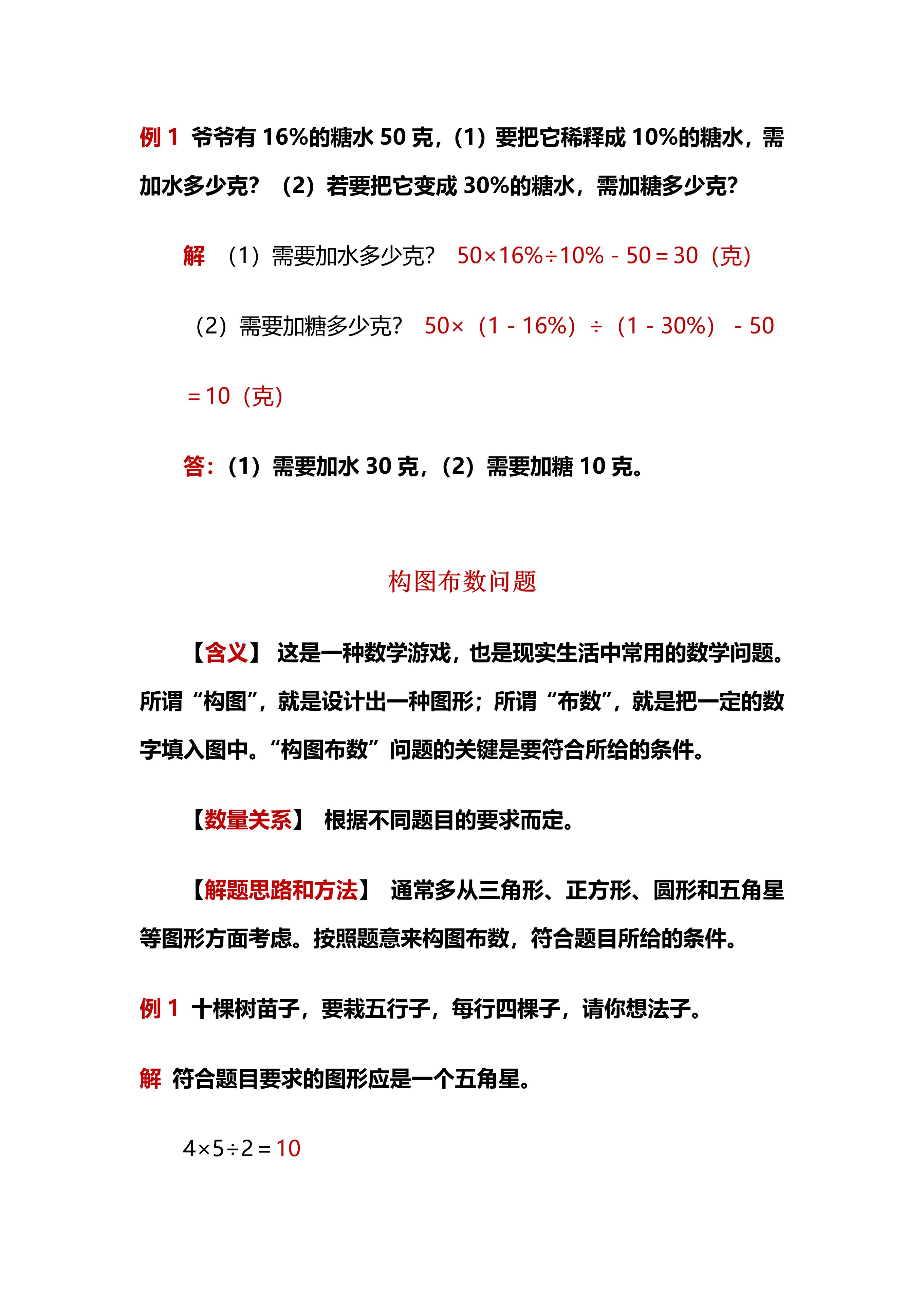 班主任关于数理化的重点见解,小学1-6年级数学应用题解题技巧