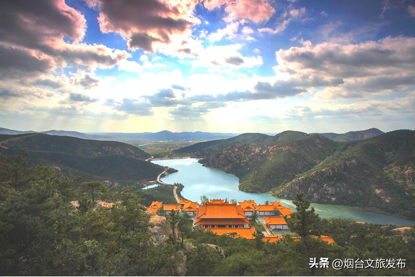 千寻青岛取景地烟台,烟台磁山航拍取景地