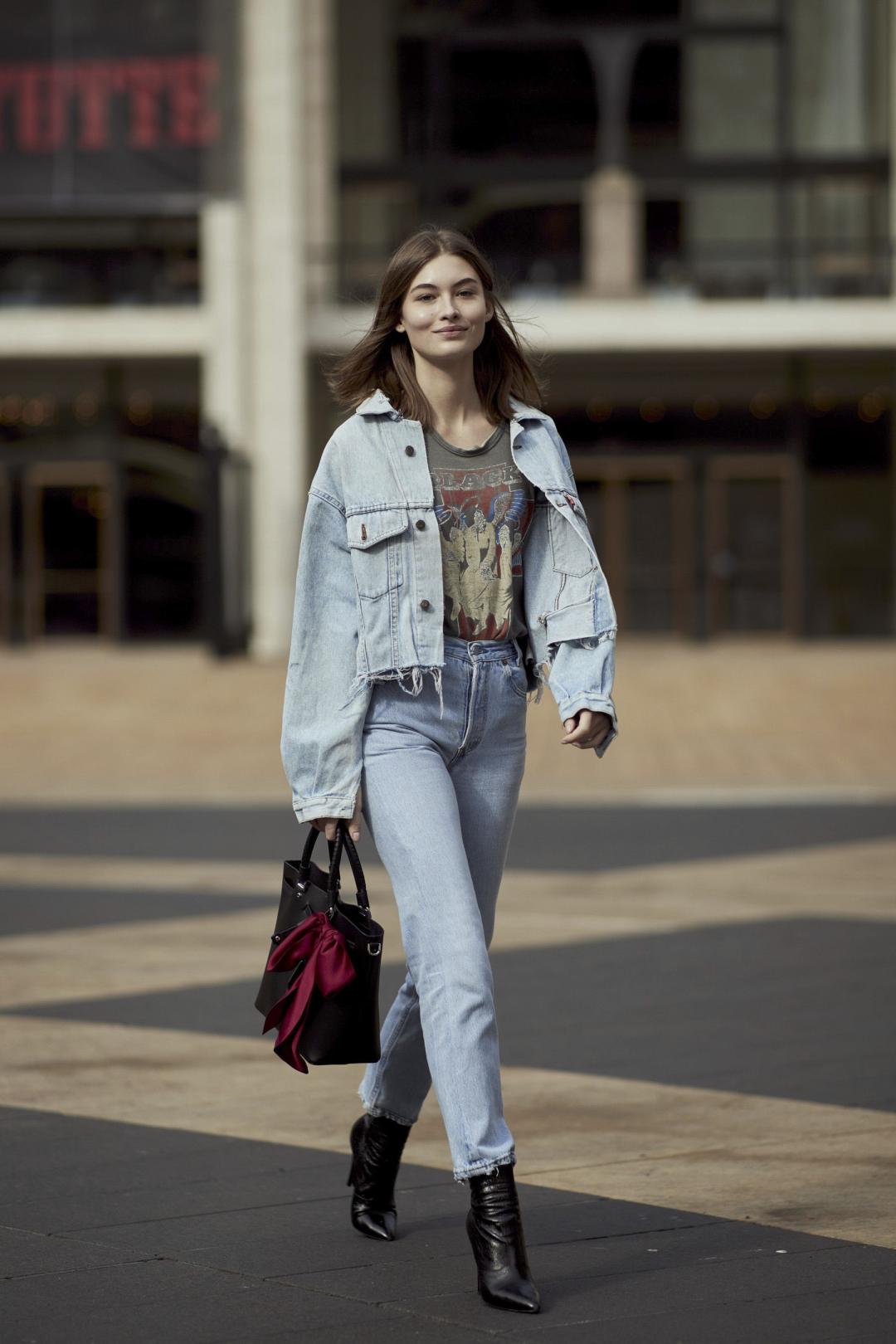 牛仔怎么穿才够帅气,冬季牛仔怎么穿更好看