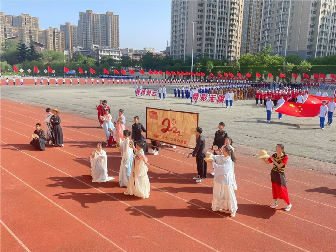 青春正当时赛场显活力｜育红初级中学名校＋发展共同体举行“我运动我健康我劳动我快乐”主题春季田径运动会