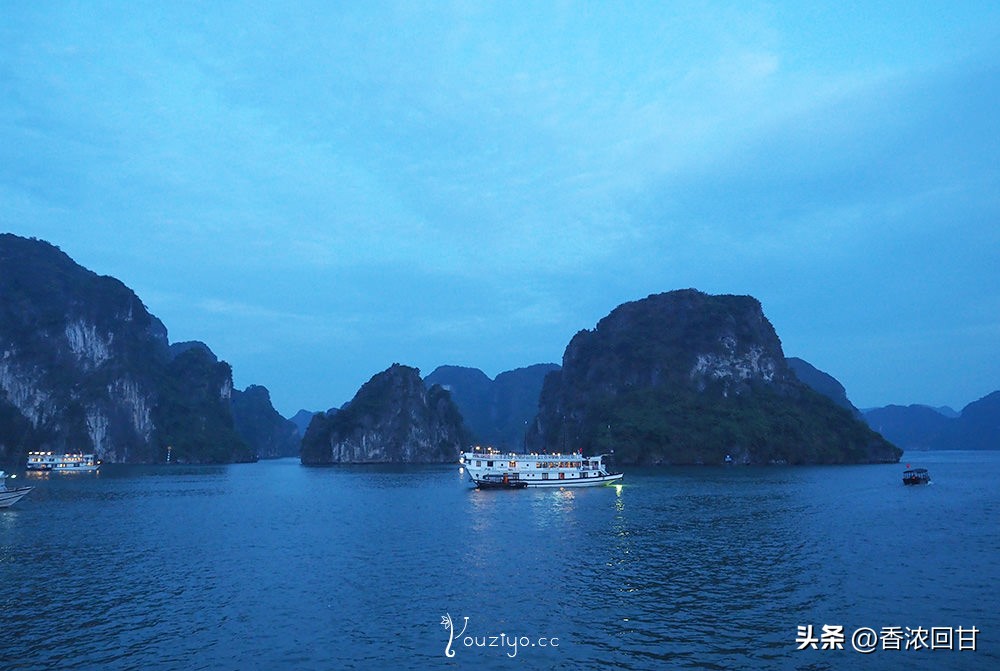 越南下龙湾lacasta游轮,越南下龙湾海滩游玩攻略