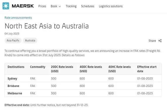 运费全线暴涨！美西运费重返2000美元，8月运费调价通知来啦