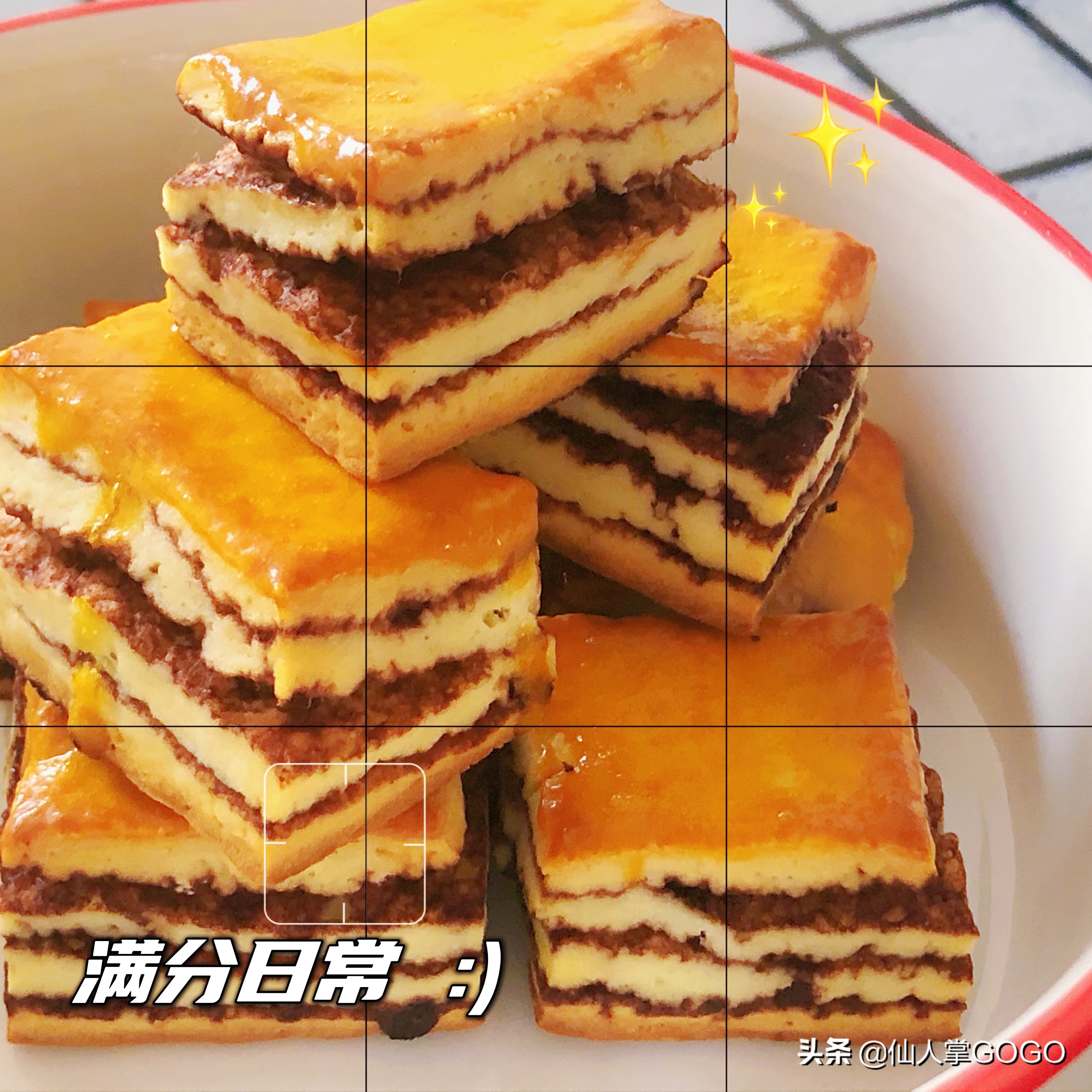 推荐巧克力下午茶甜品,小白厨房日记三明治