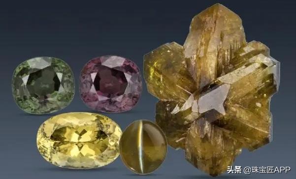 四种宝石图片大全,各种宝石黄色