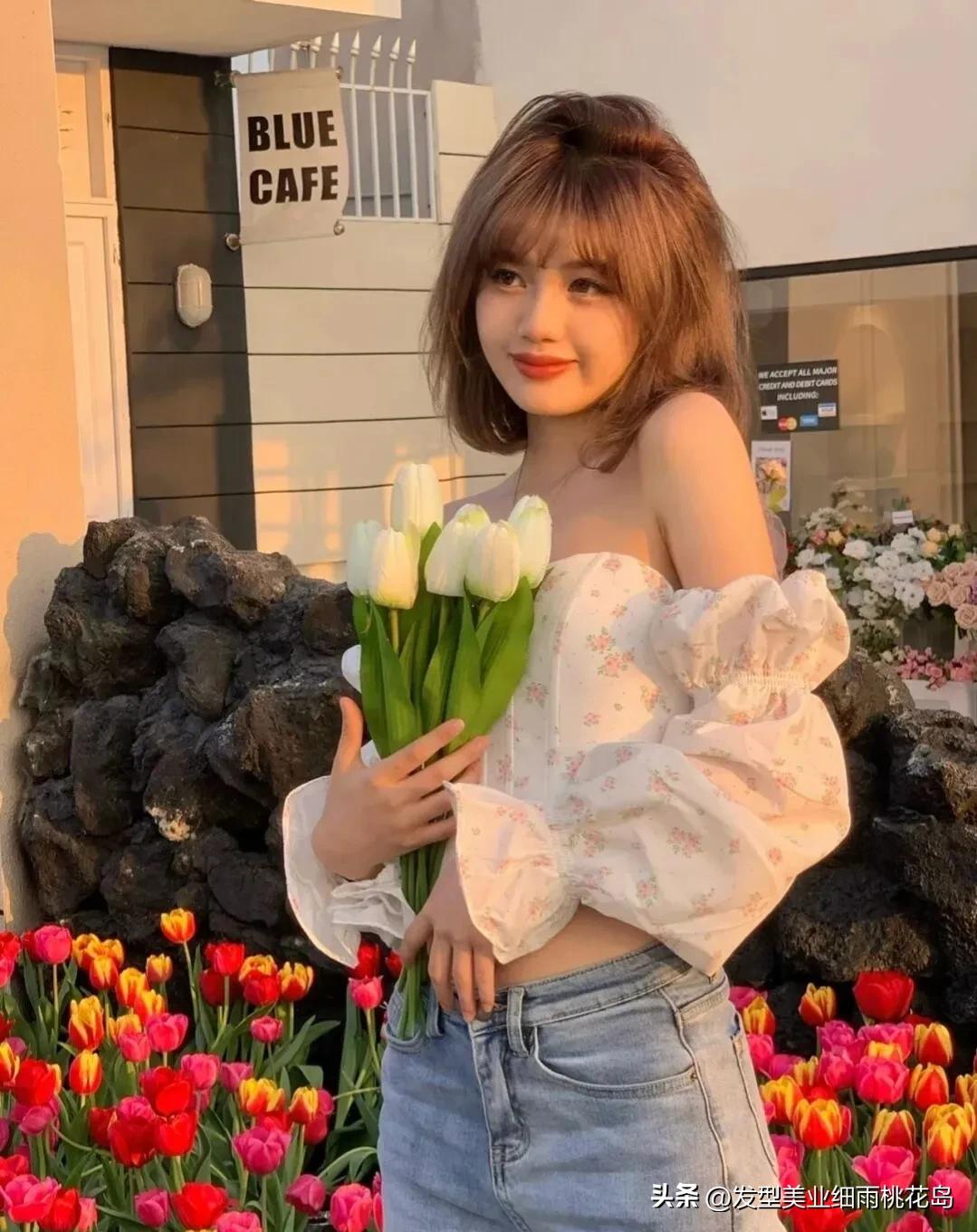 妩媚风情的短发,短发冷艳御姐拍照姿势