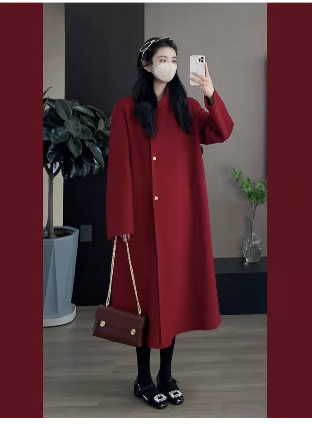 女式大衣什么颜色好看,黑色大衣配什么颜色围巾好看